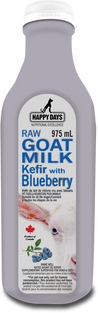 Happy Days - Raw Goats Milk Kefir - Blueberry - Raw 101